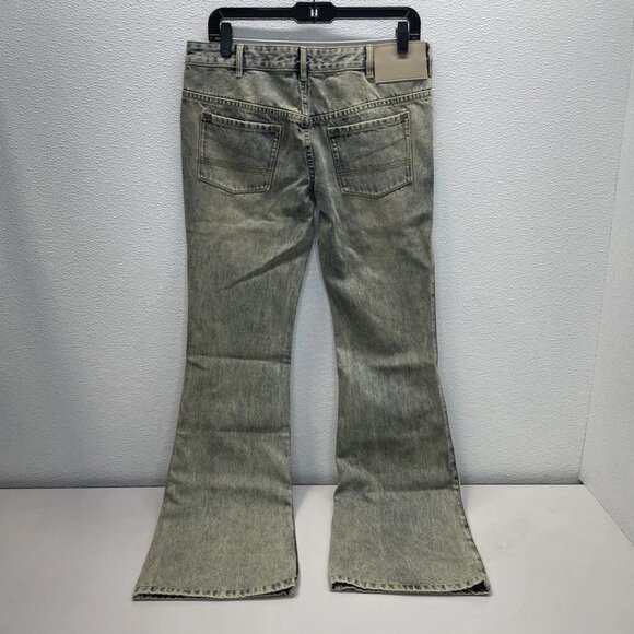 Entire Studios Unisex Slim-Flared Cotton Jeans Size S Surface Wave - Picture 9 of 9